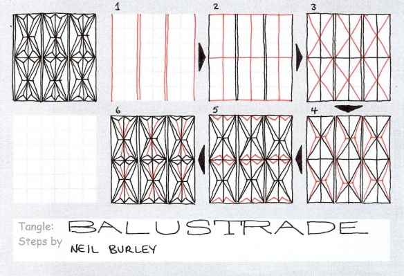 Balustrade - tangle pattern