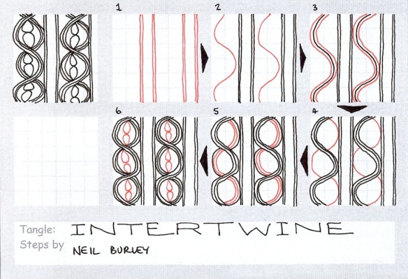 Intertwine - tangle pattern